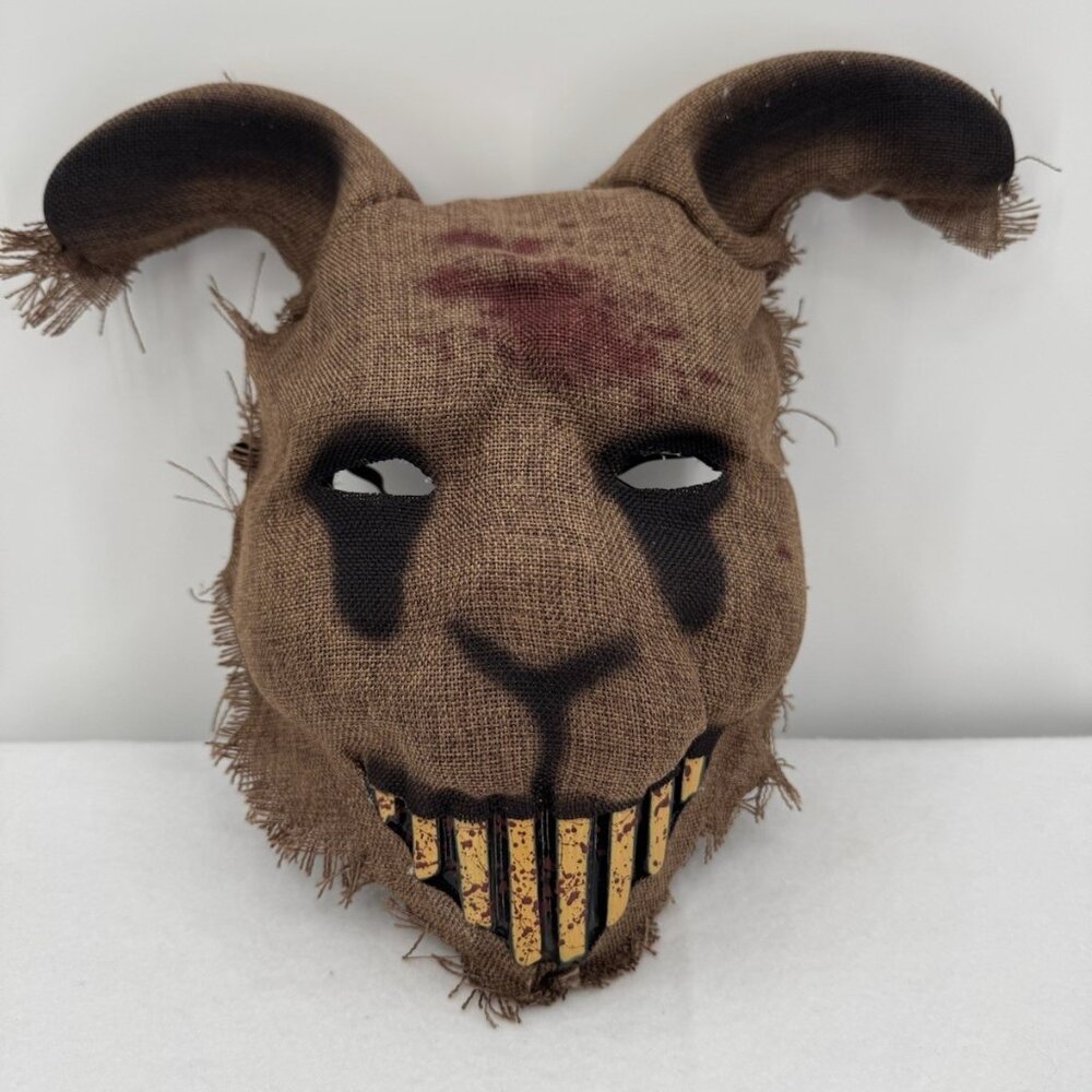 New~Spirit Halloween Scary Bloody Bunny Rabbit Burlap Half Mask